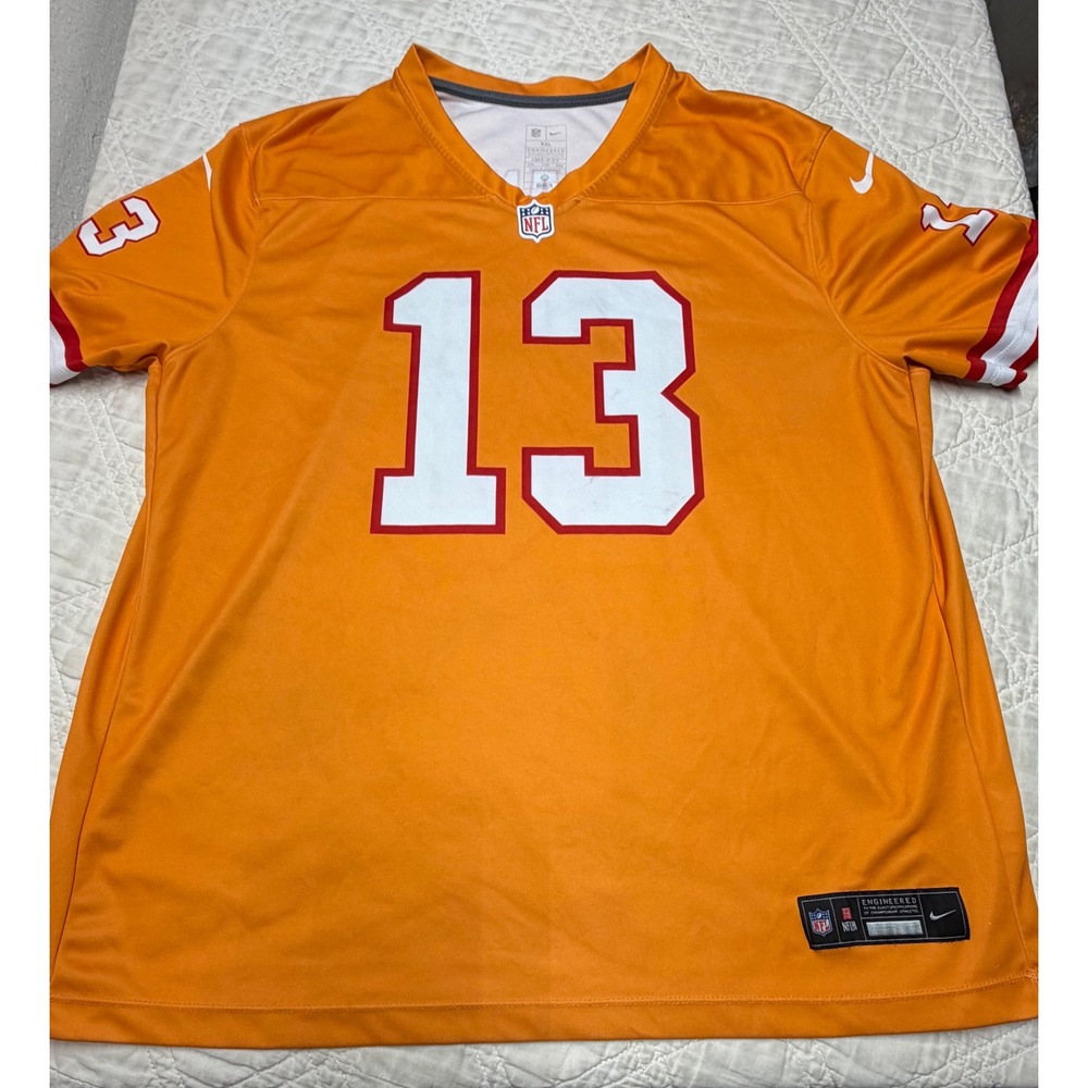 Nike Tampa Bay Buccaneers Jersey Mike Evans Mens XXL Orange Creamsicle DRI-FIT
